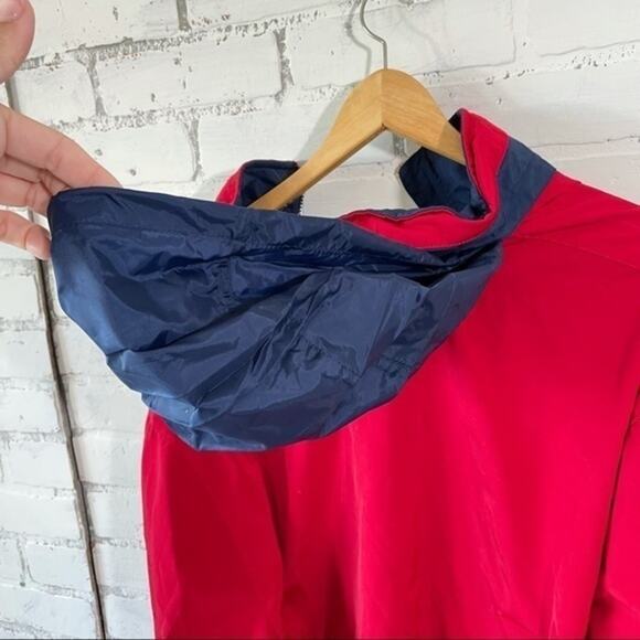 Pacific Trail Red Jacket Hoodie Sz Large Seattle Zip Up Windbreaker Coat Vintage - Picture 10 of 14